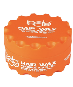 "BOB HAIR WAX CRAZY AQUA GEL FLEXIBLE HOLD ULTRA SHINE ORANGE 150ML "